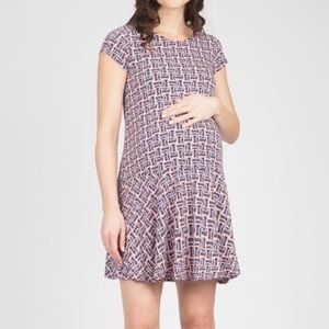 Leota pink maternity dress